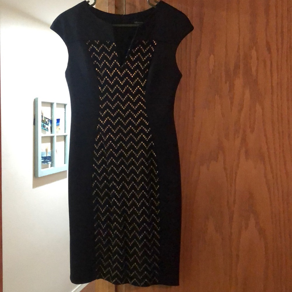 Beautiful Little Black Dress with Gold